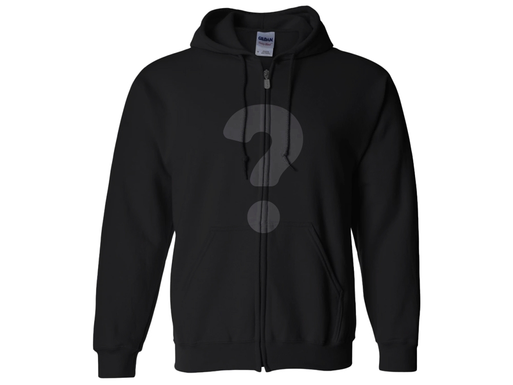 Zip Hoodie Blind Grab Black