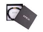 Obsidian unisex bracelet Gold
