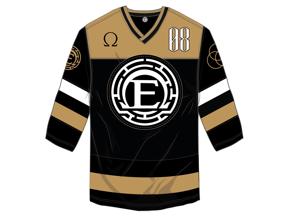 Omega Hockey Jersey Black/Gold