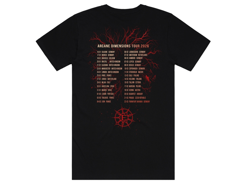 Tour 2026 Simone T-shirt Black