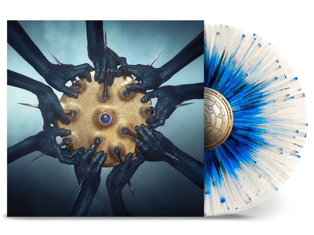 Aspiral - 2LP Gatefold Clear with blue, white & black splatter